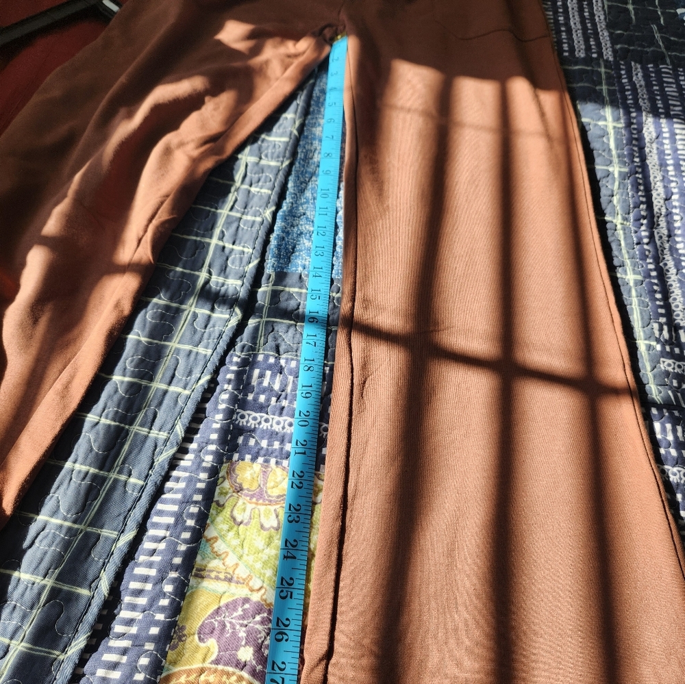 Rust Wide-Leg Pants - Picture 6 of 7